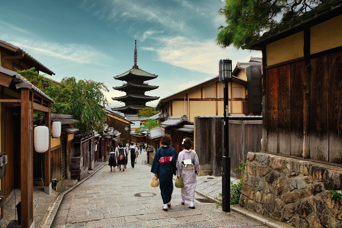  観光タクシーで京都4時間観光|法観寺の五重の塔、八坂の塔